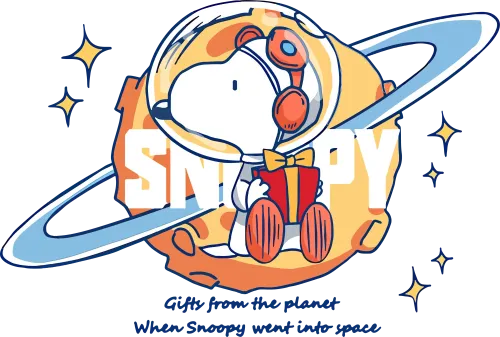 T-Shirts Design: Snoopy's Space Adventure - Vintage & Retro