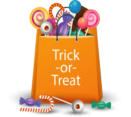 Trick-or-Treat T-Shirt Printing: Halloween Candy Bag Design