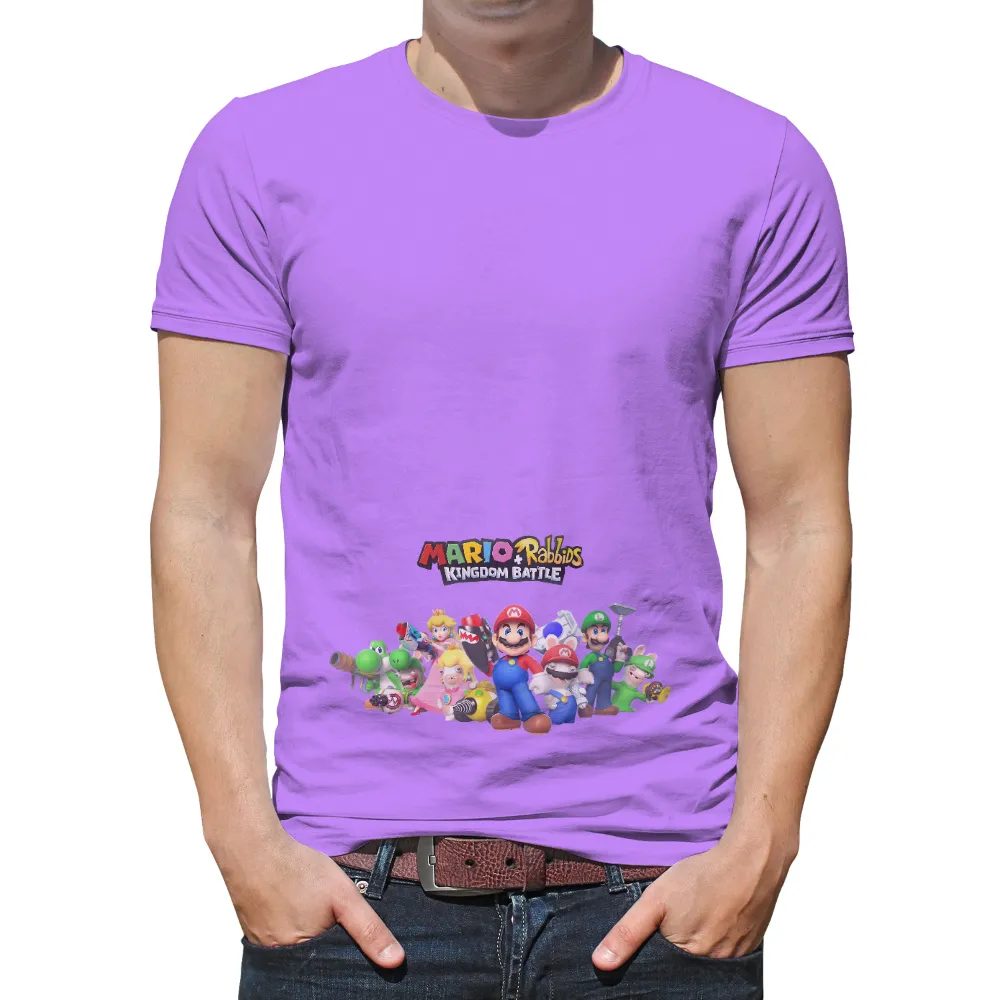 T-Shirts Custom: Mario + Rabbids Adventure in Gaming|john cena mario shirt wwe