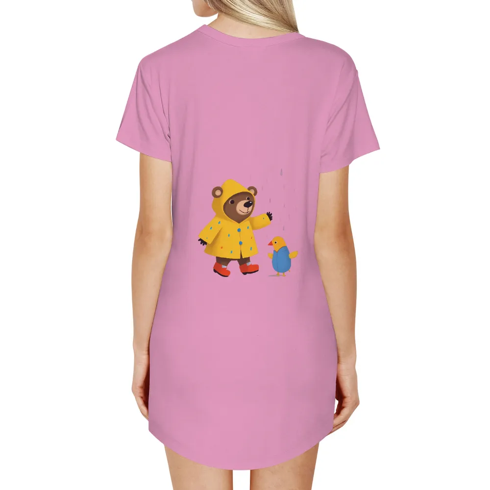 Customized Tee Shirts: Friendship in the Rain - Benny and Breezy|trippy bear shirt