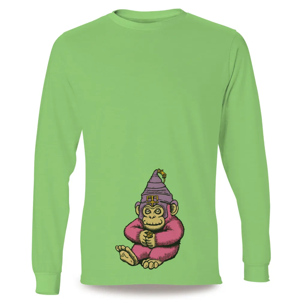 T-Shirts Custom: Magical Wizard Monkey - Artistic Design|roblox cute t shirt pink