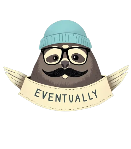 TShirt Printing: Hipster Sloth Eventually - Funny & Quotes