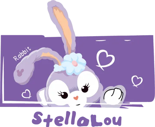 TShirt Printing: Adorable StellaLou Rabbit Design