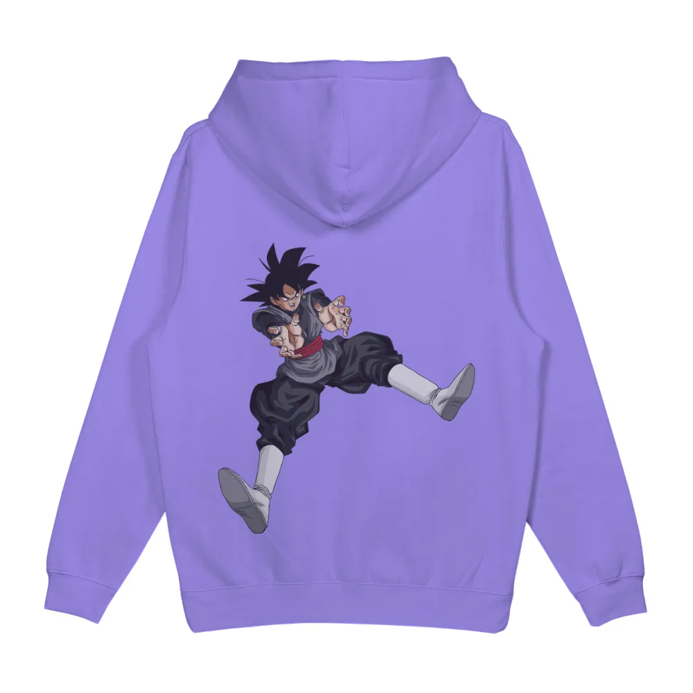 T-Shirts Design: Goku Black - Anime Power and Determination|kaiju battle play shirt