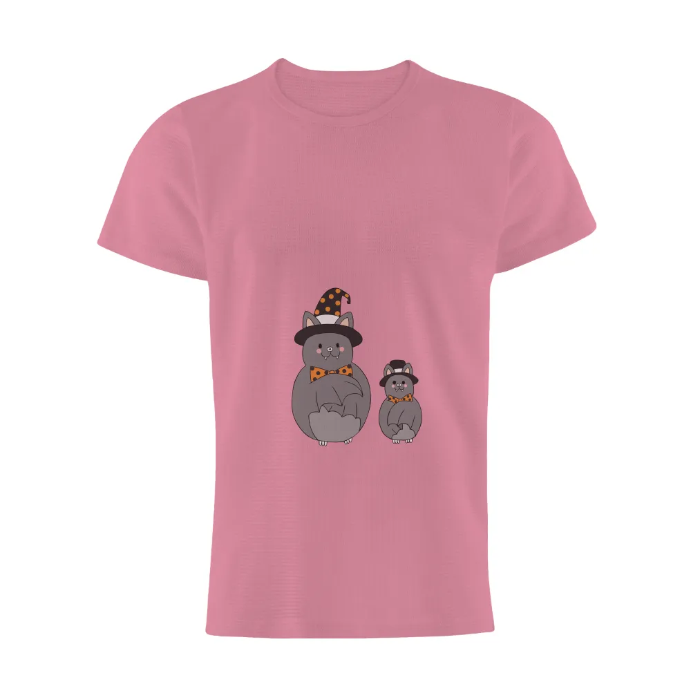 Graphic Tees: Adorable Bat Duo in Halloween Costumes|t shirts cute roblox