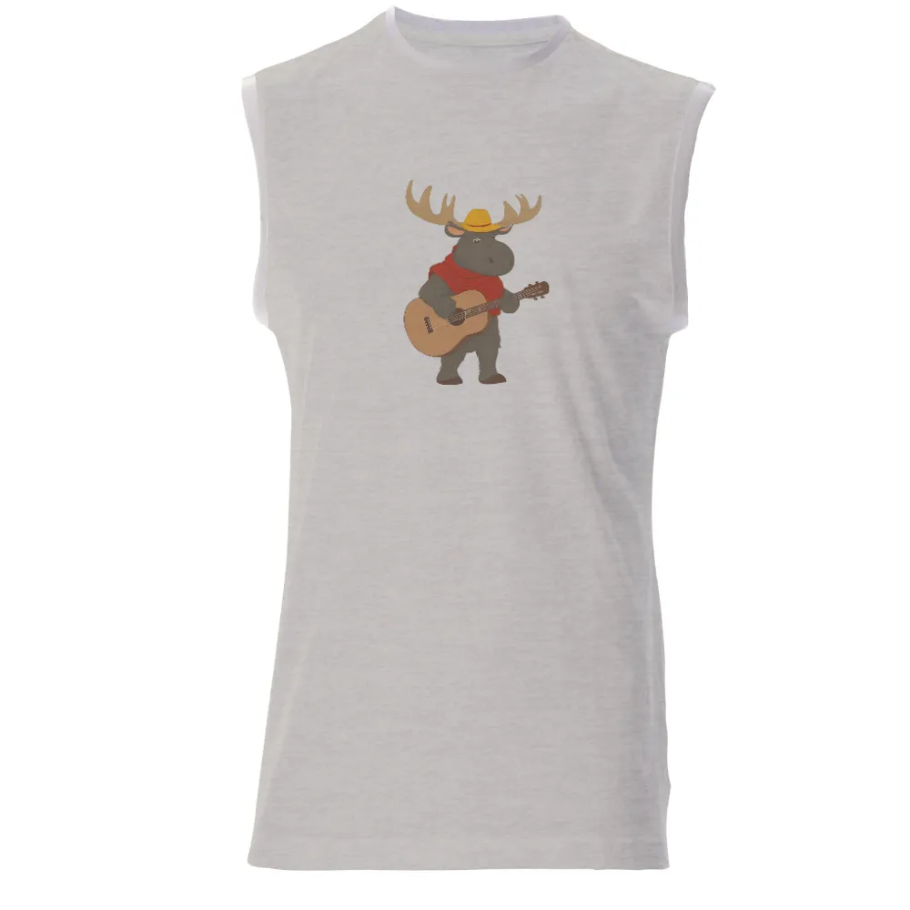 T-Shirts Pattern: Melody the Moose Plays Guitar|music fest shirt animal crossing