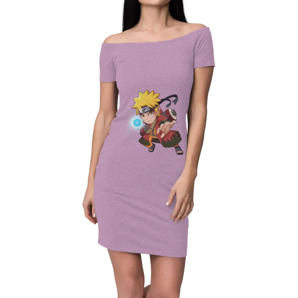 T-Shirts Design: Naruto's Determination - Anime Character with Inner Strength|ninja shirt roblox