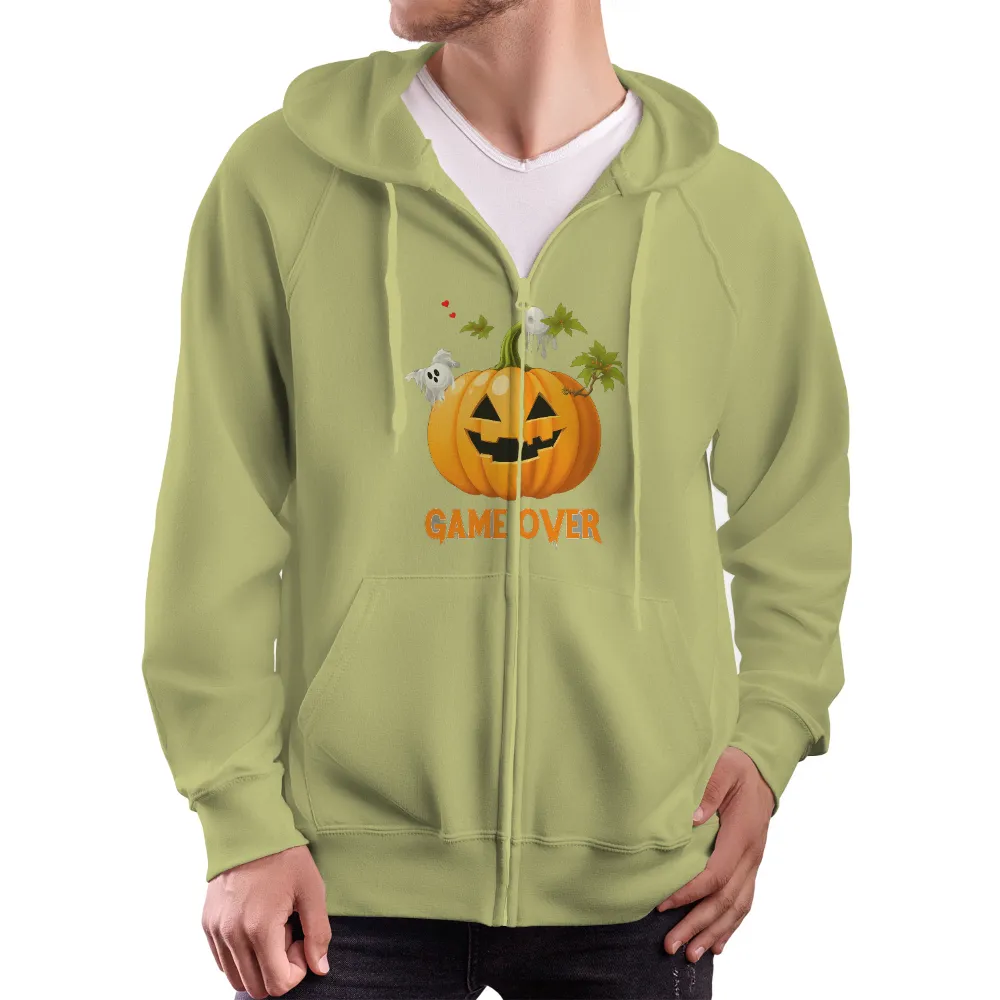 Tee Shirts Printed: Halloween Ghosts & Pumpkins - Spooky Fun|halloween shirt 2022