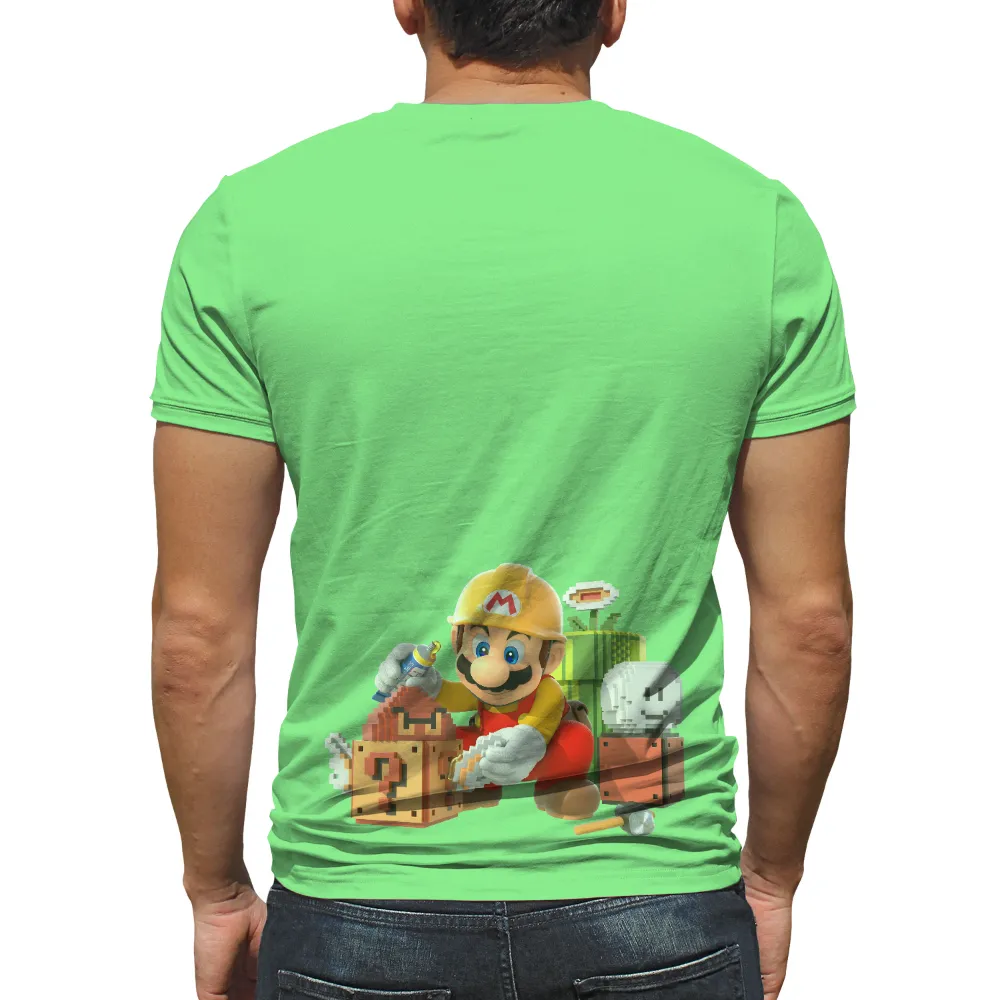 T-Shirts Pattern: Legendary Plumber Crafting Question Block|ghost boo bee t shirt