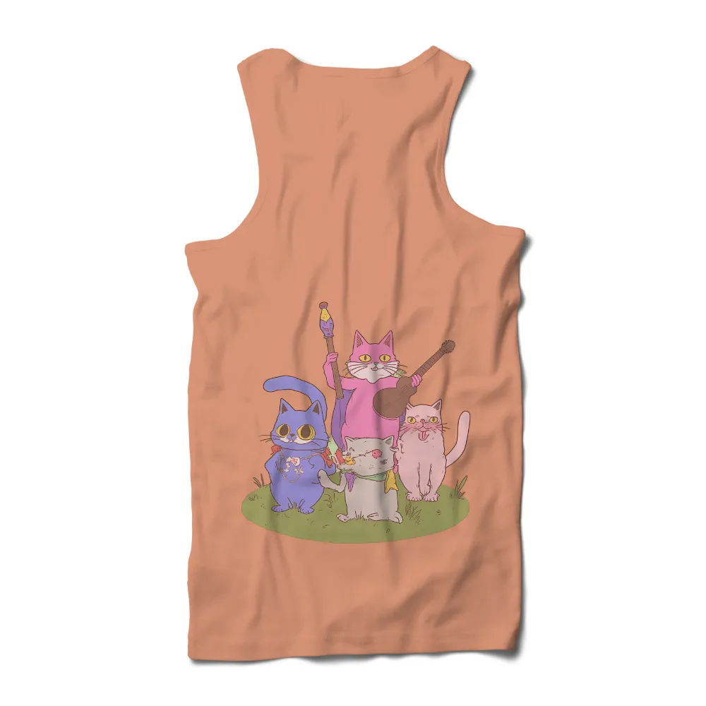 Whimsical Cats: A Symphony of Friendship and Magic - T-Shirts Design|eternia battle cats t shirt