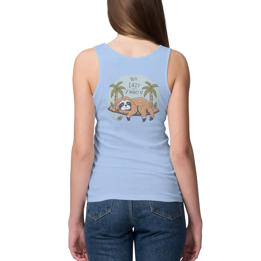 Lazy Sloth and Tropical Relaxation: Embrace the Carefree Lifestyle|vintage rat rod t shirts