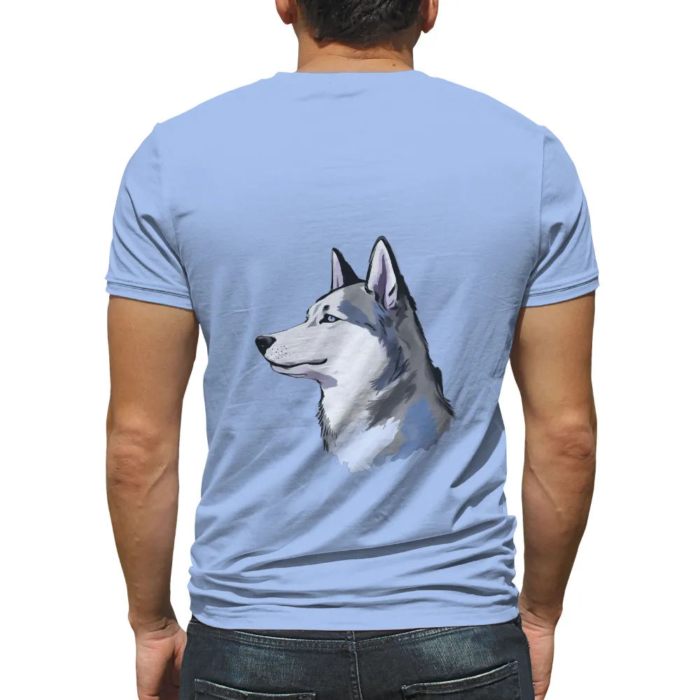 T-Shirts Pattern: Luna the Adventurous Husky|obey hot dog tee