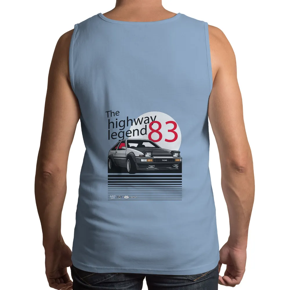 Tee Shirt Printing: Toyota Trueno AE83 - Vintage Car Enthusiasts