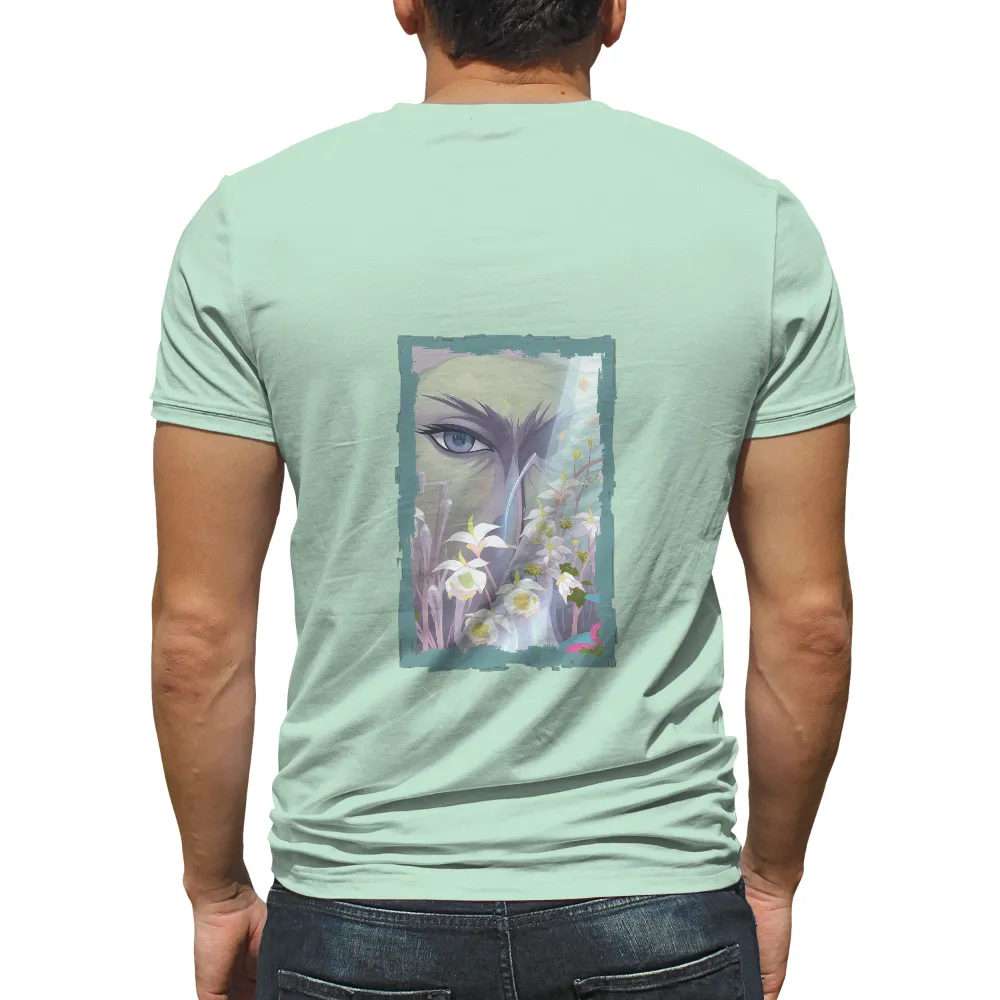 Customized Tee Shirts: The Flower Guardian - Nature's Embrace|i may not know my flowers shirt