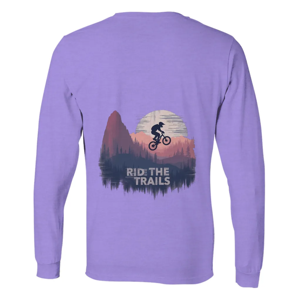 Tee Shirts Printed: Ride the Trails - Mountain Biking Adventure|enes kanter freedom t shirt