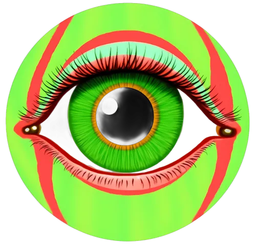 T-Shirts Design: The Eye of Eternity - Cyberpunk Art