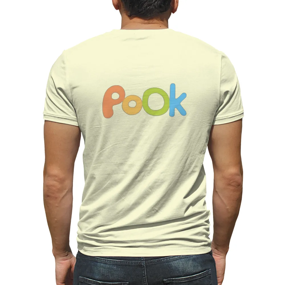 Tee Shirt Printing: POOK - A Playful and Vibrant Design|t shirt painting on nature