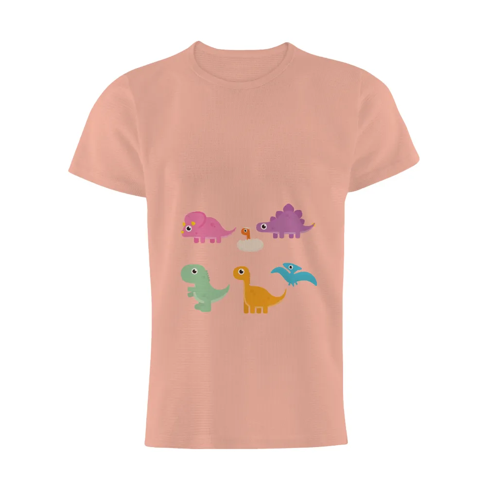 Tee Shirt Printing: Dinosaur Friends in Vibrant Colors|blue jays friends tshirt