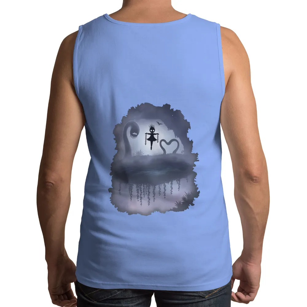 Tee Shirt Printing: Surreal Silhouette - Control and Emotion| control