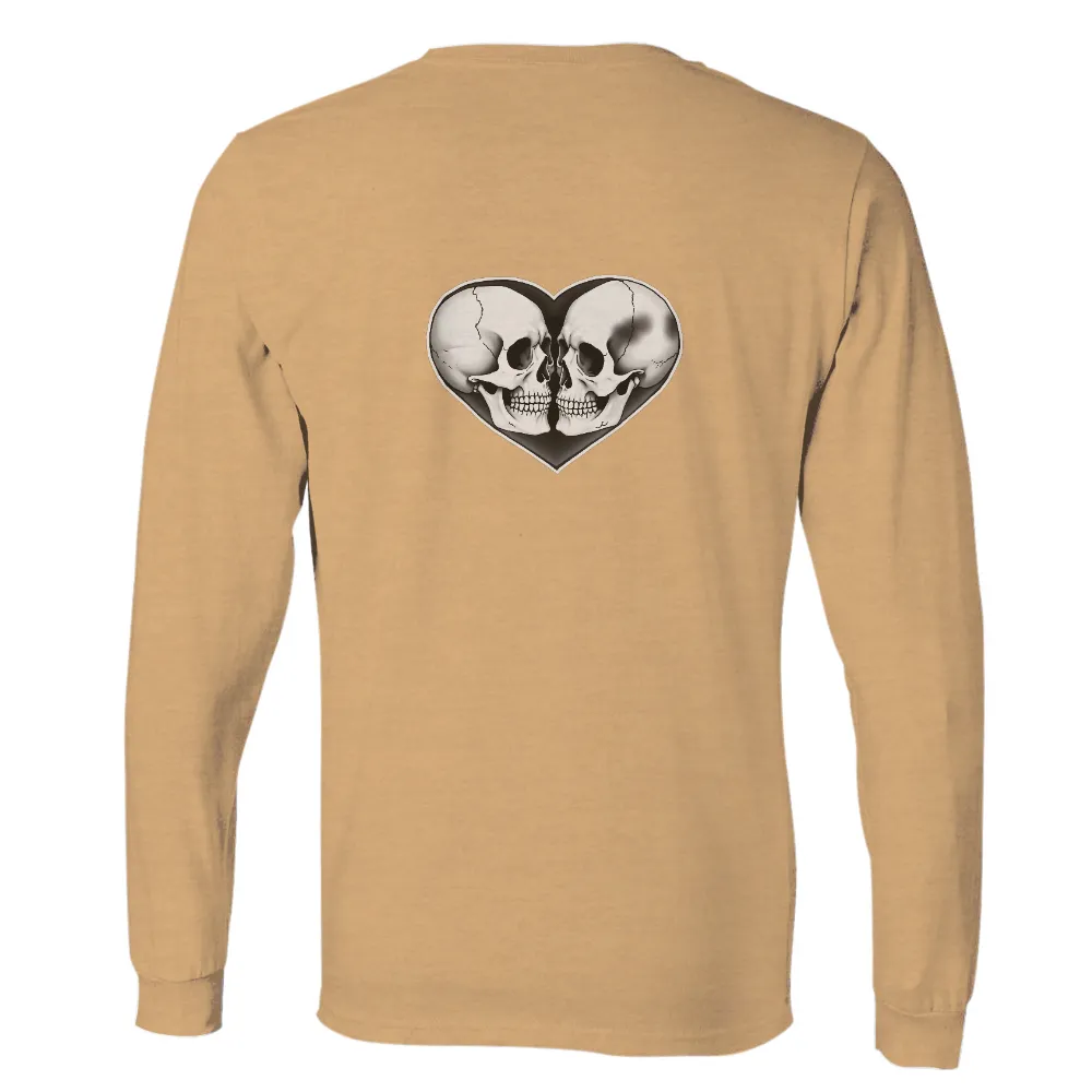 T-Shirts Design: Eternal Love Skulls Heart|i heart hot moms shirt danny duncan