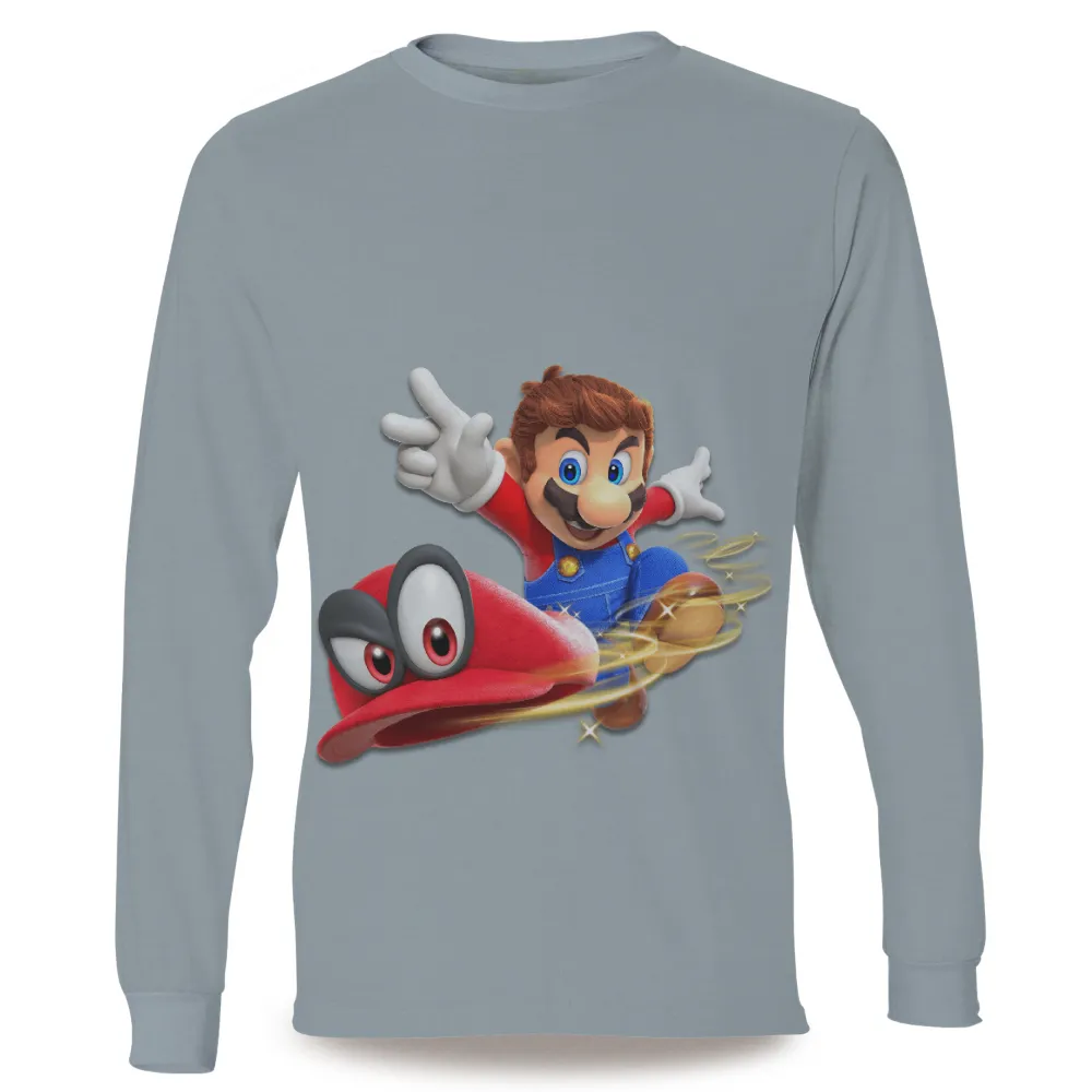 Custom Tee Shirts: Magical Adventures with Mario|john cena t shirt mario