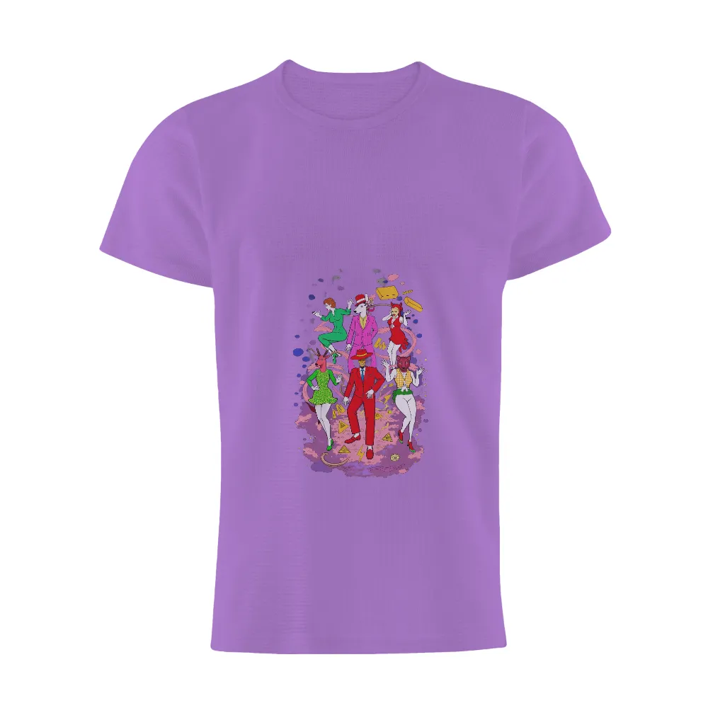 T-Shirts Design: A Surreal Whimsical World| woman with horns