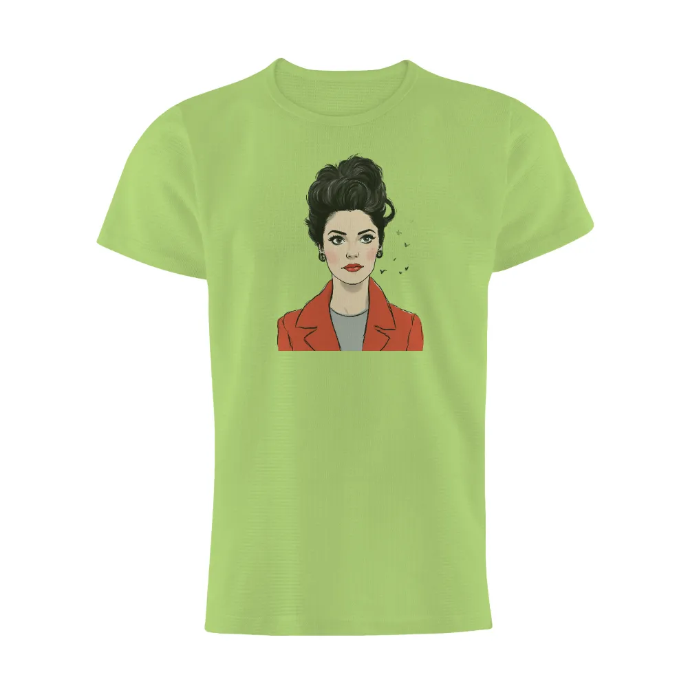 T-Shirts Pattern: Vintage Elegance and Empowerment|short sleeve butterfly style t shirt