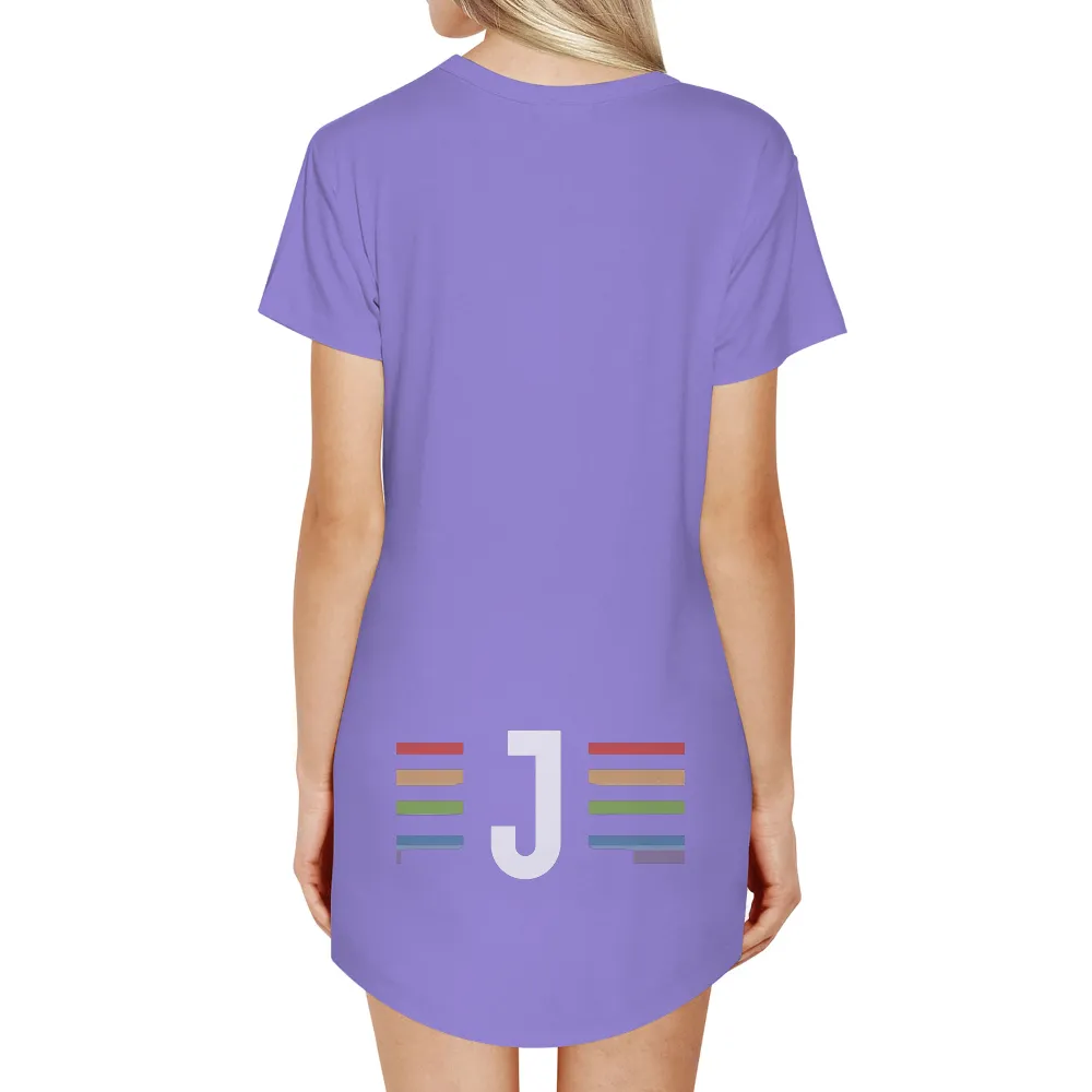 Bold Letter J Pop Culture Apparel: Vibrant and Unique Design|nostalgia t shirts online