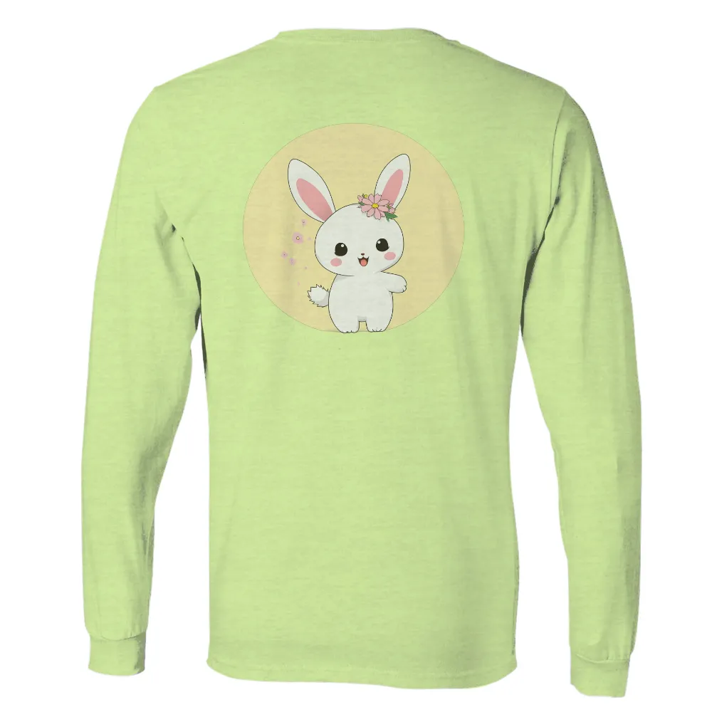 Tee Shirt Printing: Blossom the Bunny - Whimsical Spring Happiness|i survived spring break shirt