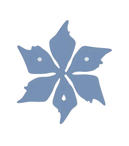 Minimalist Snowflake Graphic: Unique Winter-Inspired Apparel