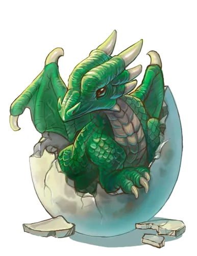 TShirt Printing: Baby Dragon Hatching - Fantasy Art