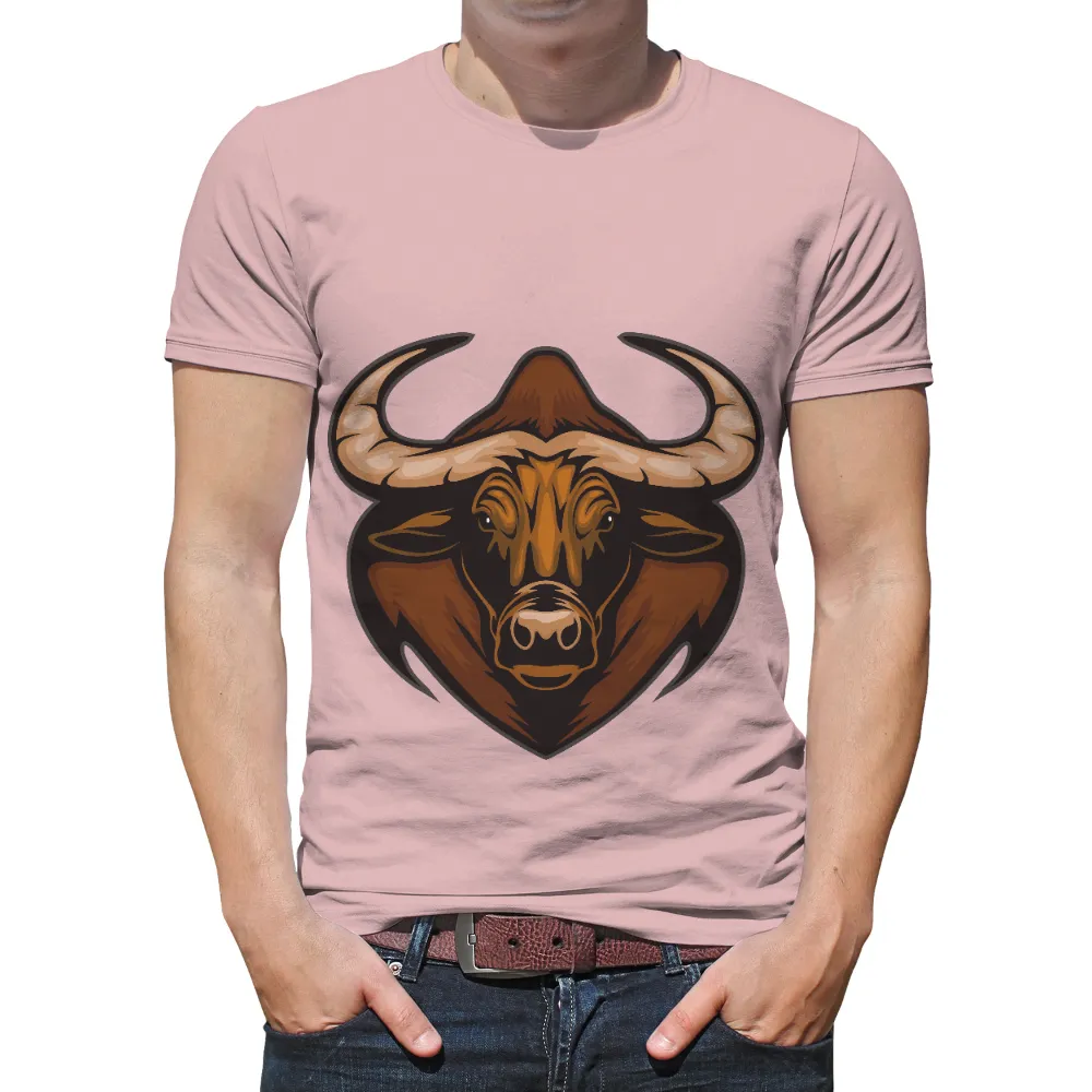 Custom Tee Shirts: Bull Power - Strength and Determination|t shirt animal crossing primark