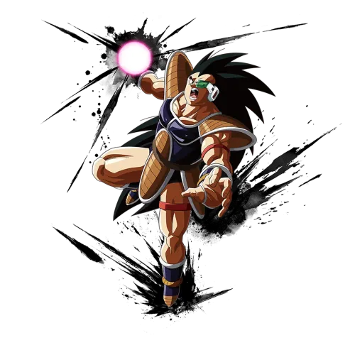 TShirt Design: Raditz Warrior Energy Ball - Anime Fan Art