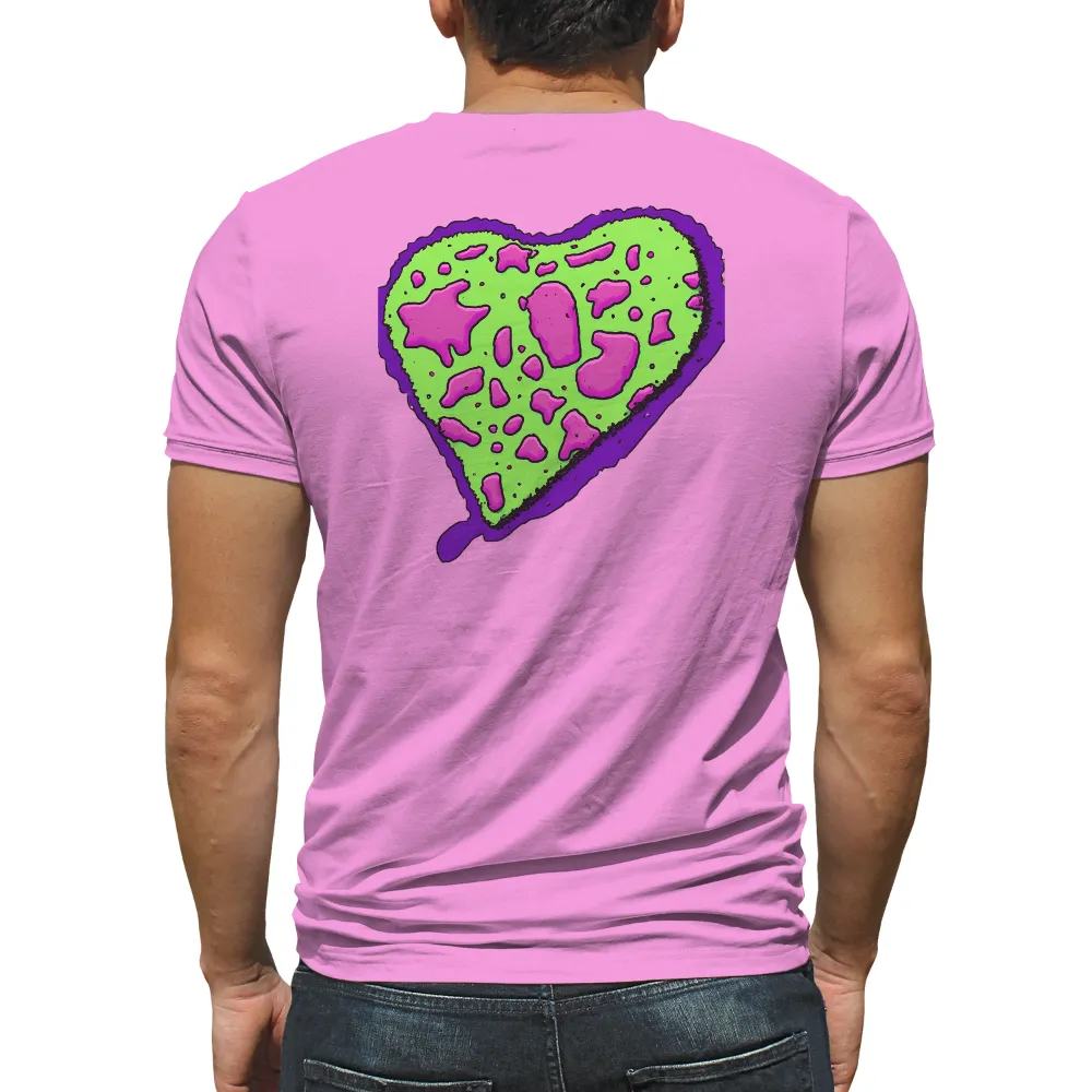 T-Shirts Pattern: Vibrant Heart of Love and Surprise|love for damar 3 shirt