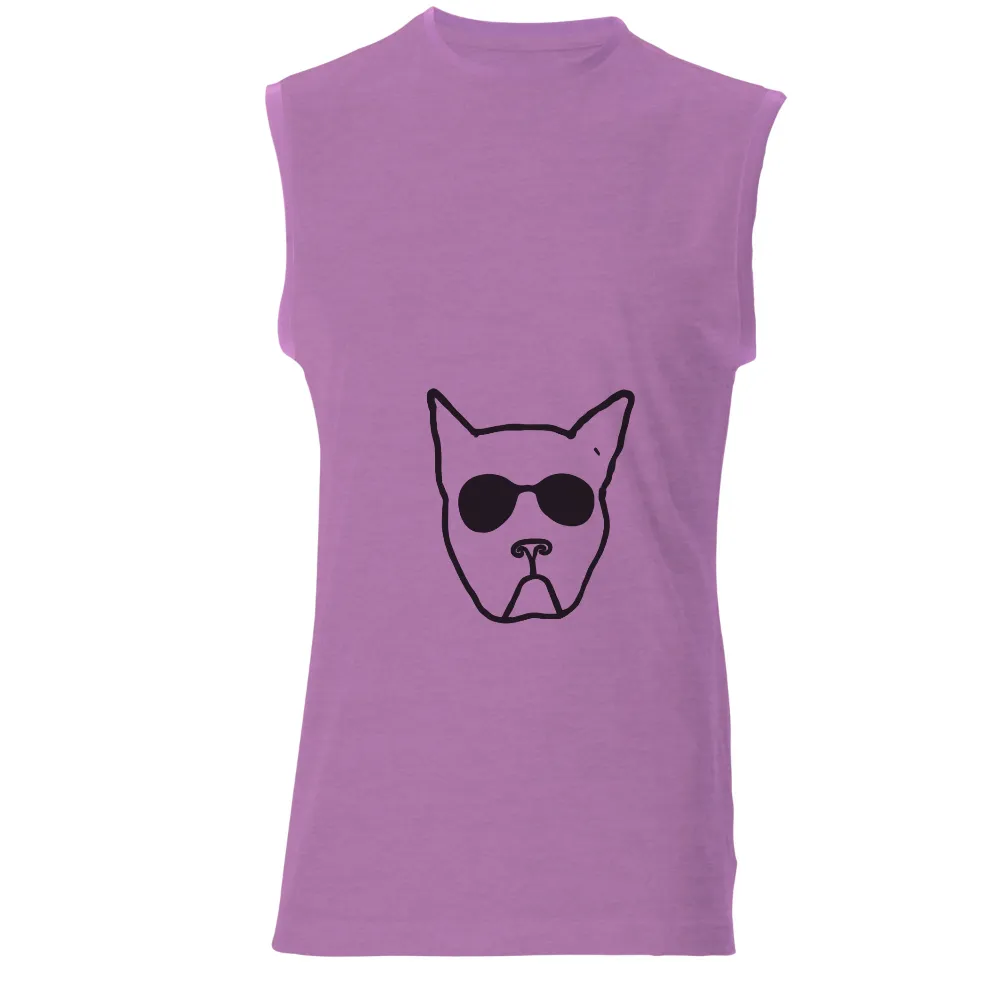 T-Shirts Custom: Cool French Bulldog with Sunglasses| cool dog design