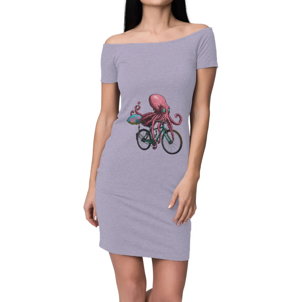 TShirt Printing: Otto the Octopus Rides His Bicycle|final fantasy 35th anniversary ut collection