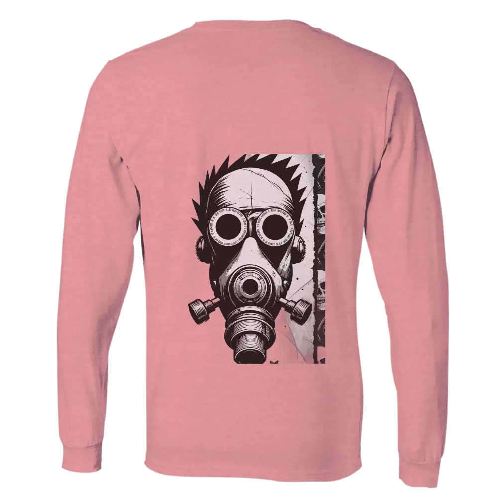 T-Shirts Custom: Cyberpunk Gas Mask - Dark and Gritty Future|t shirt for dark skin