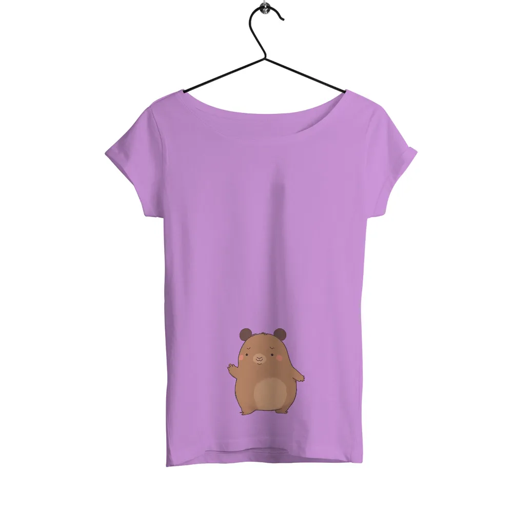 TShirt Printing: Spread Joy with Bruno the Bear|cute women's mardi gras shirts