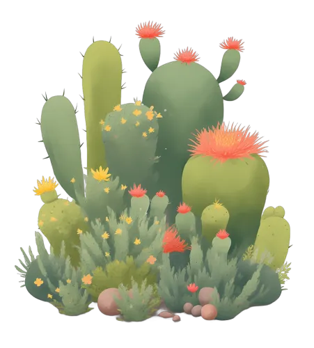 T-Shirts Design: Resilient Cacti - Nature's Strength