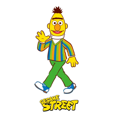 T-Shirts Custom: Spread Joy with Sesame Street's Bert