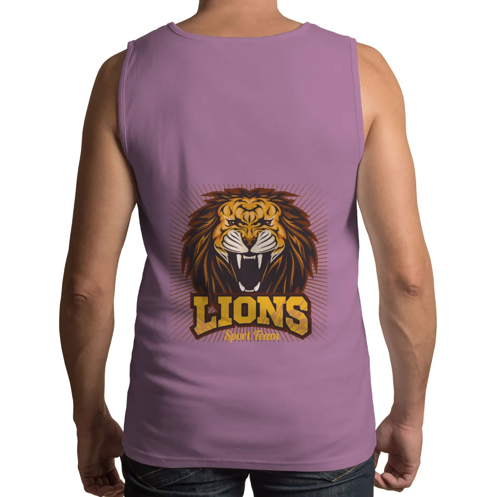 Lions Sport Team T-Shirt Printing: Bold and Courageous Design|team britney shirt kc chiefs