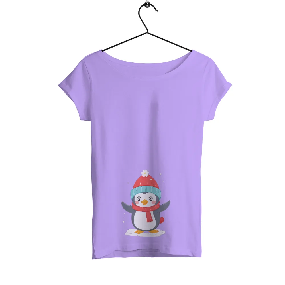 T-Shirt Printing: Winter Penguin - Warm Holiday Spirit|roblox t shirt winter