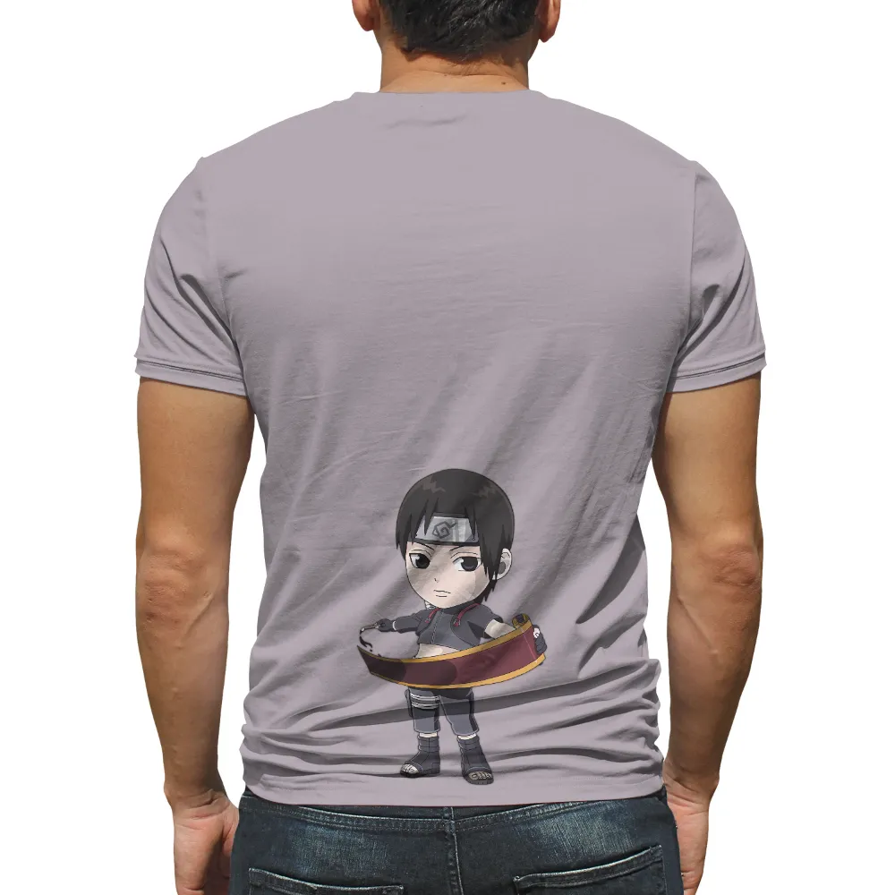 Tee Shirts Printed: Chibi Sasuke Uchiha - Anime Fan Art|bonkers naruto tshirt