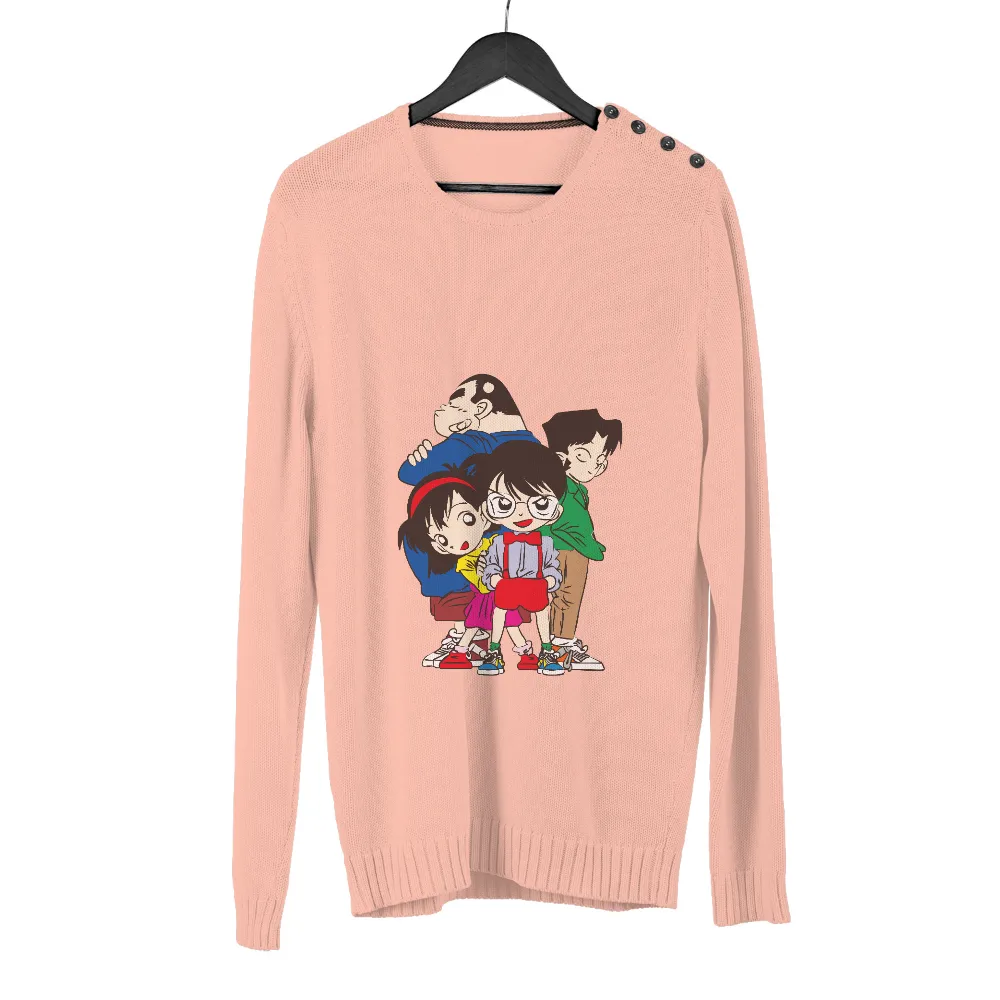 Detective Conan Custom T-Shirts: Celebrate Friendship and Adventure with Vibrant Anime Design|i may not have friends in high places shirt