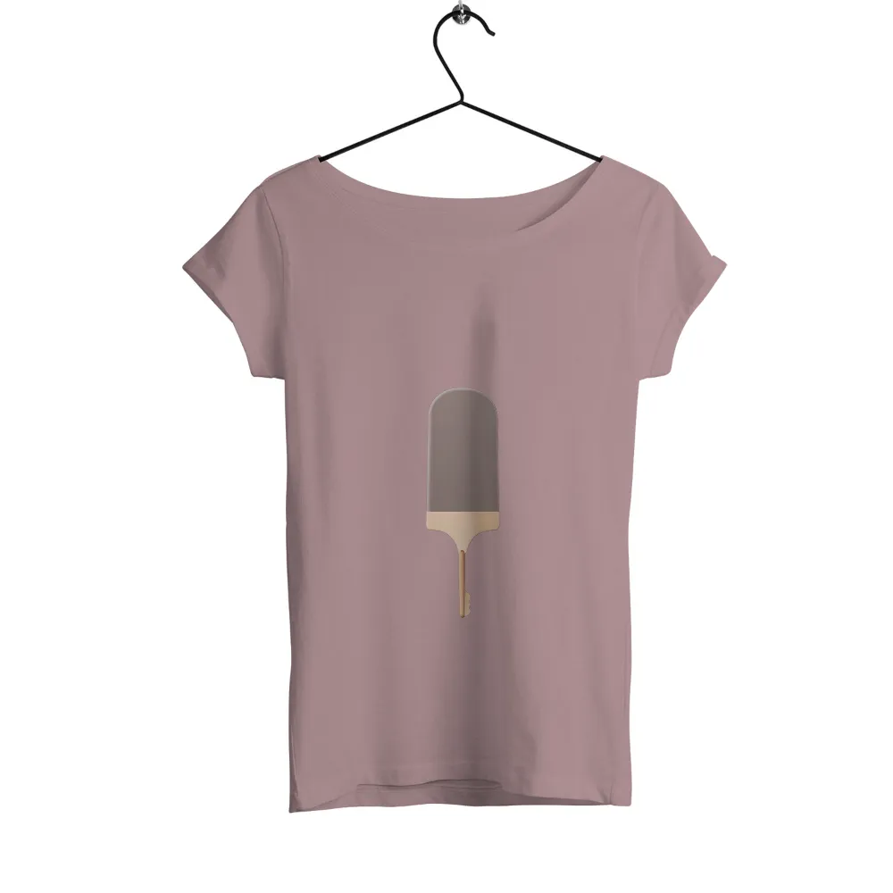 TShirt Design: Minimalist Ice Cream Pop - Nostalgia and Modern Elegance|playboy memories camp shirt