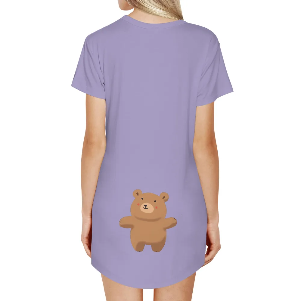 Tee Shirts Printed: Hug Bear - Spread Joy and Comfort|cute black t shirt roblox