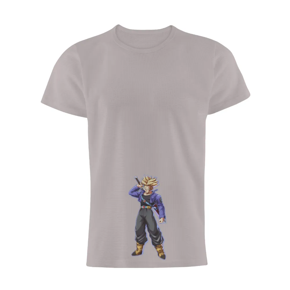 Shirts Graphic Tees: Anime Character in Futuristic Outfit|90s vintage shirts cheap