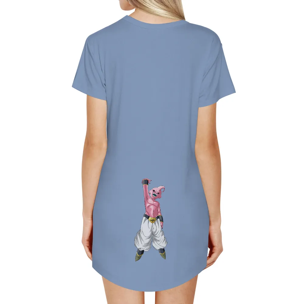 Custom T-Shirt Printing: Majin Buu - Iconic Anime Character|womens pink dallas cowboys t shirts