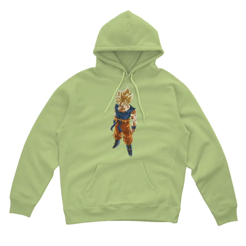 Shirts Graphic Tees: Golden Hero, Blue Gi, Orange Pants - Anime Legend|every hero needs a sidekick shirt