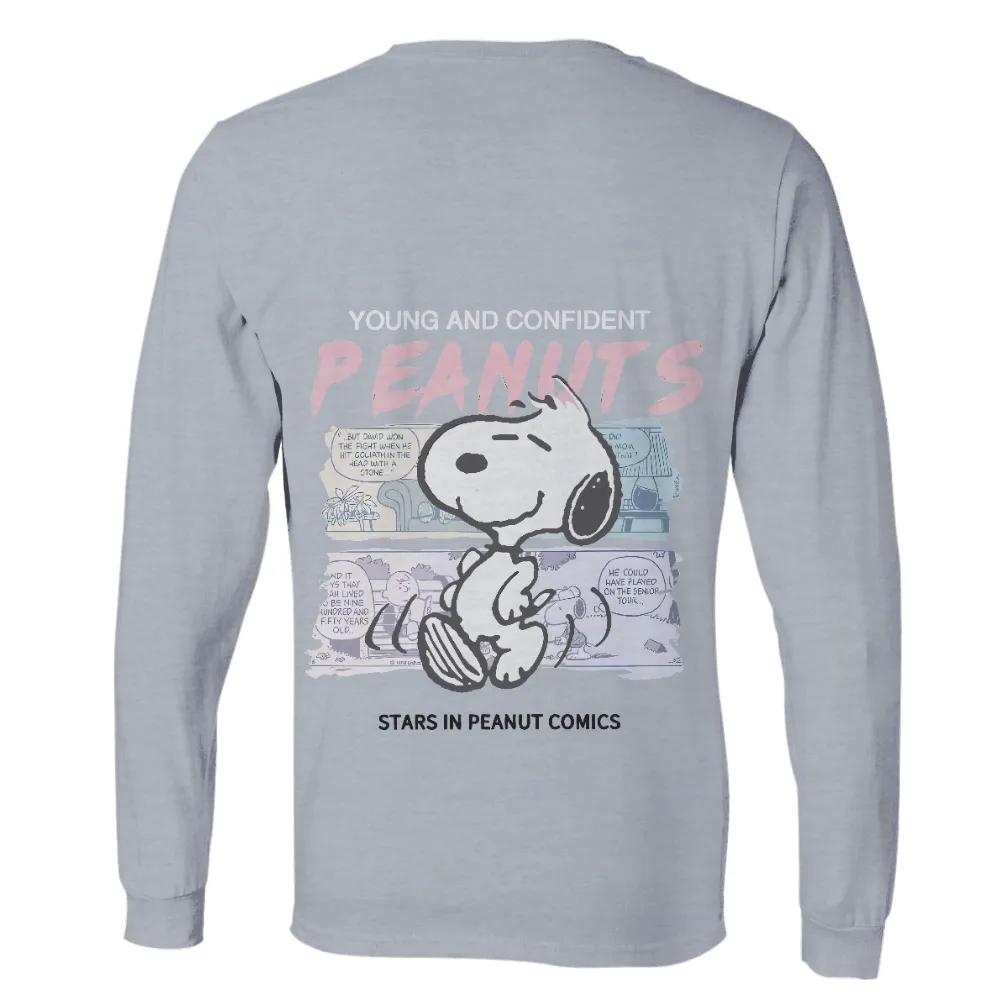 Tee Shirt Printing: Young and Confident Snoopy - Vintage & Retro Design|retro sporting kc jersey